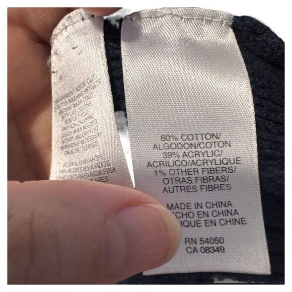 Anne Klein‎ woman's size large navy knit sweater - Picture 5 of 5